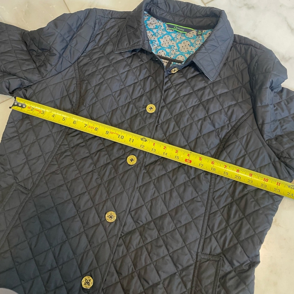 C Wonder, XL, women lightweight button up quilted black jacket fall outdoor warm - Picture 6 of 9